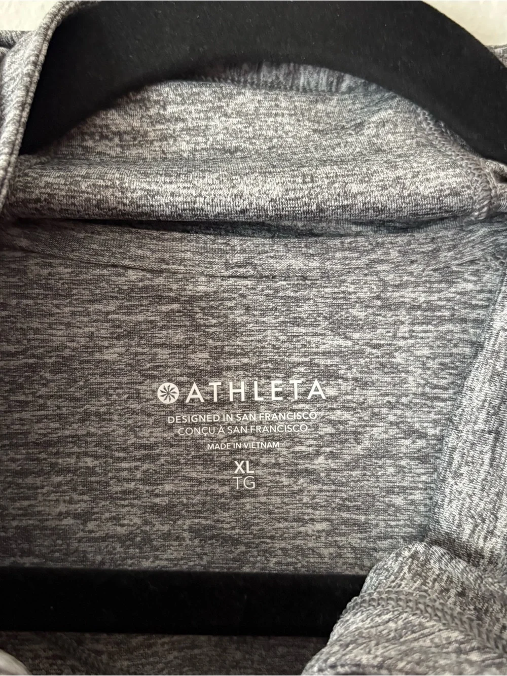 NWT Athleta Women's Pacific Shores Coverup In Heathered Grey Size XL